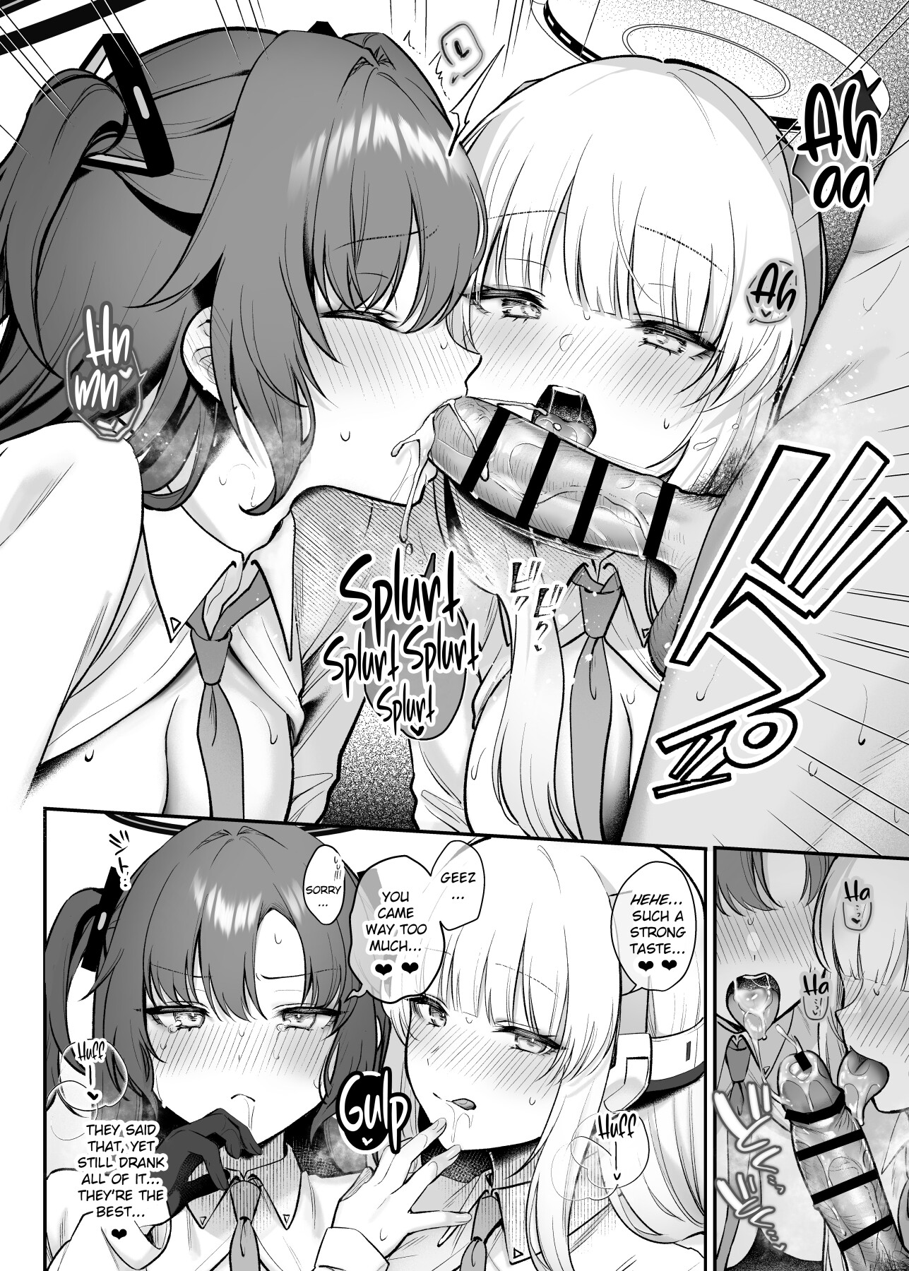 Hentai Manga Comic-With Yuuka and Noa to My Heart's Content-Read-9